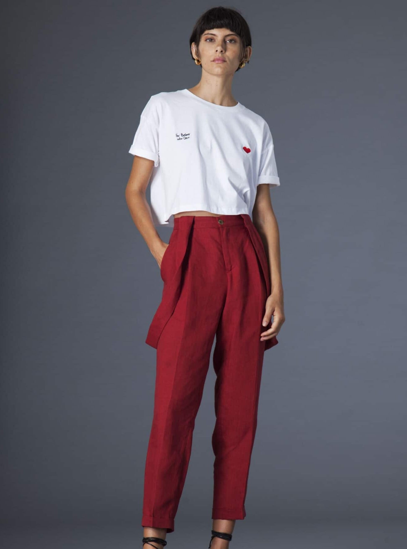 Souldaze Collection Pants &amp; shorts Jane trousers linen sustainable fashion ethical fashion